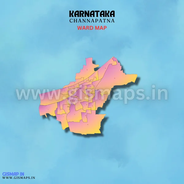 Channapatna Ward Map (Karnataka)